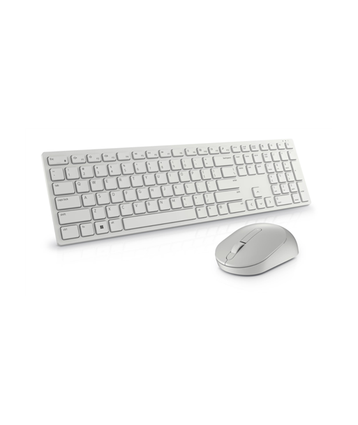 Dell Keyboard and Mouse KM5221W Pro Wireless, US, 2.4 GHz, White