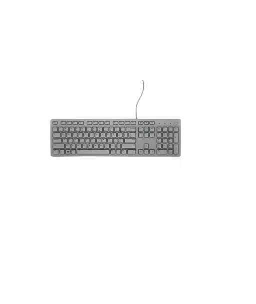 Клавиатура проводная Dell KB216 Multimedia - Скандинавская Раскладка, Серая Клавиатура проводная Dell KB216 Multimedia - Скандинавская Раскладка, Серая