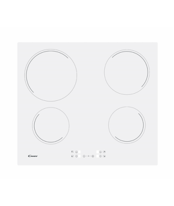 Candy CH64CCW Hob, Vitroceramic, Width 59 cm, 4 cooking zones, Touch control, White