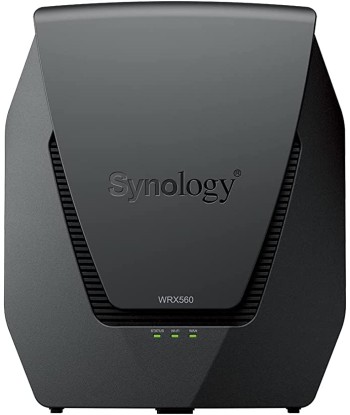 Synology Dual-Band Wi-Fi 6 Router WRX560 802.11ax, 600+2400 Mbit/s, 10/100/1000 Mbit/s, Ethernet LAN (RJ-45) ports 4, MU-MiMO