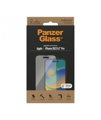 PanzerGlass Screen protector, Apple, iPhone 14 Pro, Glass, Transparent