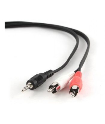 Cablexpert 1.5m, 3.5mm/2xRCA, M/M 1.5 m, Black, Red, White