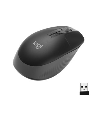 Logitech M190 Wireless Mouse 1000 DPI Charcoal