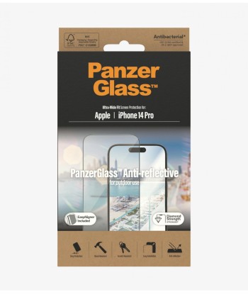 PanzerGlass ekraanikaitse iPhone 14 Pro jaoks - läbipaistev peegeldusvastane klaas