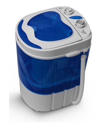 Adler Washing machine AD 8051, Top loading, Washing capacity 3 kg, Unspecified RPM, Depth 37 cm, Width 38 cm, White/Blue