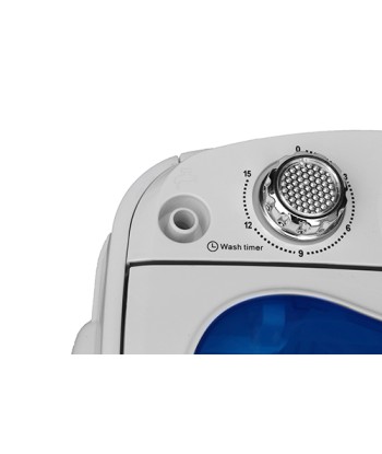 Adler AD 8051 Top Loading Washing Machine - 3kg Capacity, Compact Design - White/Blue