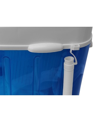 Adler AD 8051 Top Loading Washing Machine - 3kg Capacity, Compact Design - White/Blue