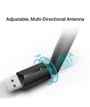 TP-LINK Archer T2U Plus AC600 Dual Band USB Adapter - Reliable WiFi Upgrade!