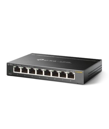 TP-LINK Switch TL-SG108E Web managed, Wall mountable, 1 Gbps (RJ-45) ports quantity 8, Power supply type External