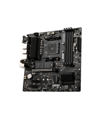 MSI B550M PRO-VDH WIFI Processor family AMD, Processor socket AM4, DDR4, Memory slots 4, Chipset AMD B, Micro ATX