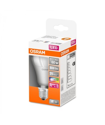Osram LED Star+ Classic A RGBW FR 60 dimmable 9W/827 E27 bulb with Remote Control