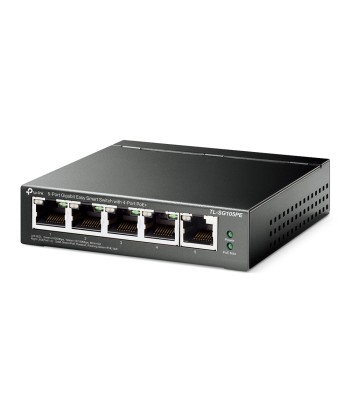 TP-LINK Switch TL-SG105PE Unmanaged, Desktop, 10/100/1000 Mbit/s, Ethernet LAN (RJ-45) ports 5, PoE+ ports quantity 4, Power