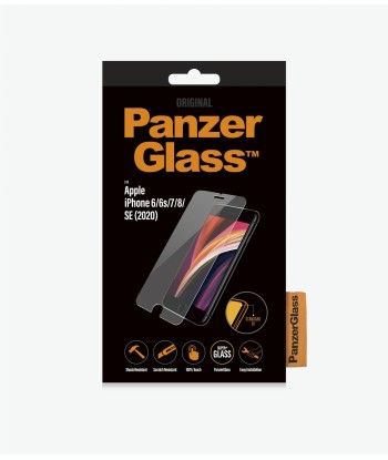 PanzerGlass, Iphone 6/6s/7/8/SE (2020), Glass, Crystal Clear, Rounded edges