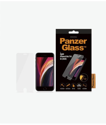 PanzerGlass Screen Protector, Iphone 6/6s/7/8/SE (2020), Glass, Crystal Clear, Rounded edges