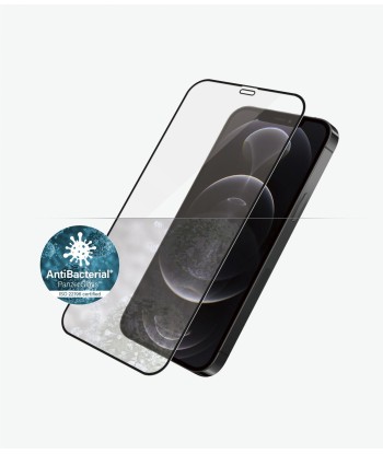 PanzerGlass iPhone 12/12 Pro Screen Protector - Black Edge, Crystal Clear