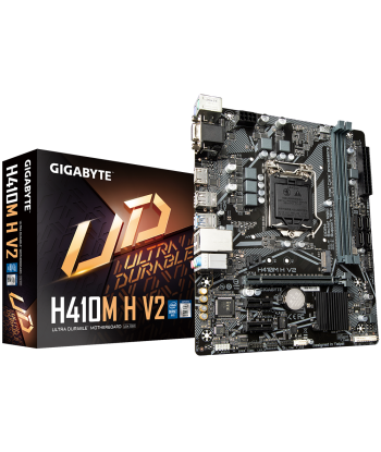 Gigabyte H410M H V2 1.0 M/B Processor family Intel, Processor socket LGA1200, DDR4 DIMM, Memory slots 2, Supported hard disk dri