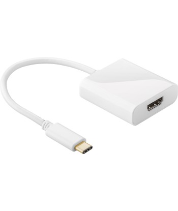 Goobay USB-C HDMI adapter 66259 White, HDMI female (Type A), USB-C male