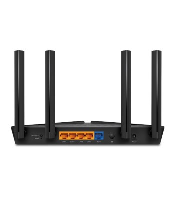 Wireless Router TP-LINK Wireless Router 3000 Mbps Mesh Wi-Fi 6 1 WAN 4x10/100/1000M Number of antennas 4 ARCHERAX53