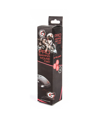 Gembird MP-GAMEPRO-M PRO, Medium 250 x 350 x 3 mm, Black/Red