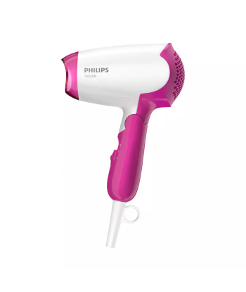Фен Philips BHD003/00 - Компактный 1400 Вт с 2 температурными режимами - Белый/Розовый