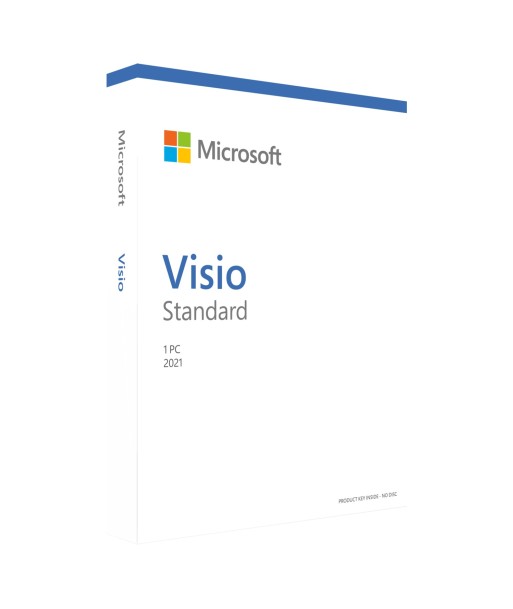 Microsoft Visio Std 2021 Windows D86-05954, Medialess, English