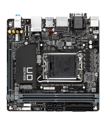 Gigabyte H610I DDR4 1.0 M/B Processor family Intel, Processor socket  LGA1700, DDR4 DIMM, Memory slots 2, Supported hard disk dr