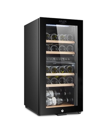 Adler AD 8080 Wine Cooler - 24 Bottles, Compressor Cooling, Black