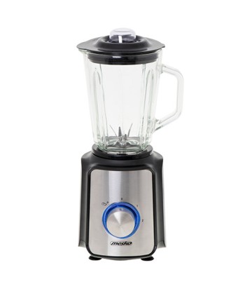 Mesko Blender MS 4080 Tabletop, 600 W, Jar material Glass, Jar capacity 1.5 L, Ice crushing, Black/Silver
