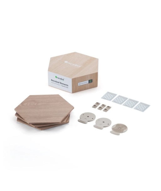 Nanoleaf Elements Wood Look Hexagons Expansion Pack (3 Panels) Nanoleaf Elements Wood Look Hexagons Expansion Pack (3 Panels)