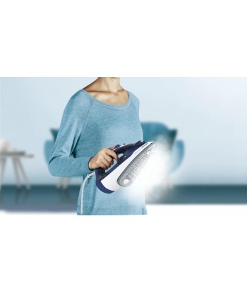 Паровой утюг TEFAL FV2838E0, 2400 W, Water tank capacity 270 ml, Continuous steam 40 g/min, Blue/White