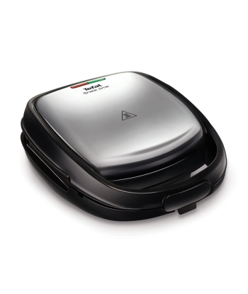 TEFAL Sandwich Maker SW341D12 Snack Time 700 W, Number of plates 2, Stainless Steel/Black