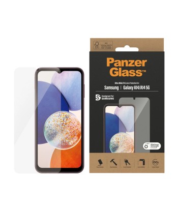 Защитная пленка PanzerGlass Ultra Wide Fit для Samsung Galaxy A14/A14 5G - прозрачная