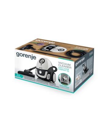 Gorenje Vacuum cleaner VCEA11CXWII Bagged, Power 750 W, Dust capacity 2 L, White