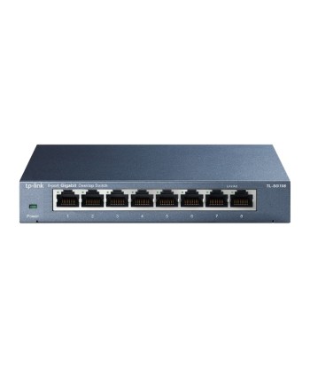 TP-Link TL-SG108 8-Портовый Гигабитный Неуправляемый Настольный Коммутатор