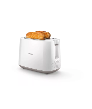 Philips Toaster HD2581/00 Daily Collection Power 760-900 W, Number of slots 2, Housing material Plastic, White