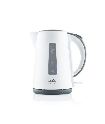 Чайник ETA ETA160390000 Electric, 2200 W, 1.7 L, Plastic, 360° rotational base, White