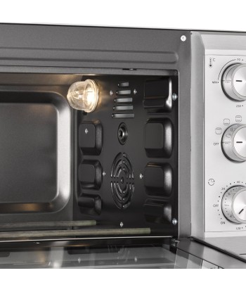 Caso Compact oven TO 20 SilverStyle 20 L, Electric, Easy Clean, Manual, Height 27 cm, Width 45 cm, Silver