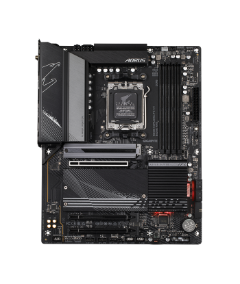 Gigabyte B650 AORUS ELITE AX 1.0 M/B Processor family AMD, Processor socket  AM5, DDR5 DIMM, Memory slots 4, Supported hard disk