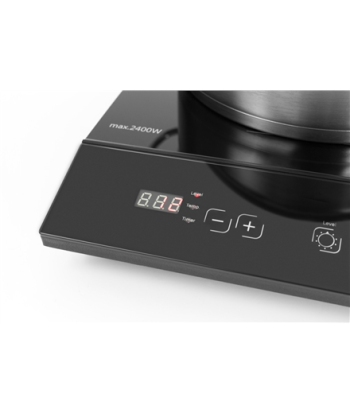 Caso 02230 Number of burners/cooking zones 1, Black, Timer, Display, Induction