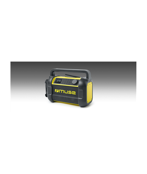 Muse M-928 BTY Jobsite Radio speaker, Black/Yellow