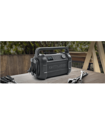 Muse M-928 FB Jobsite Radio speaker, Black