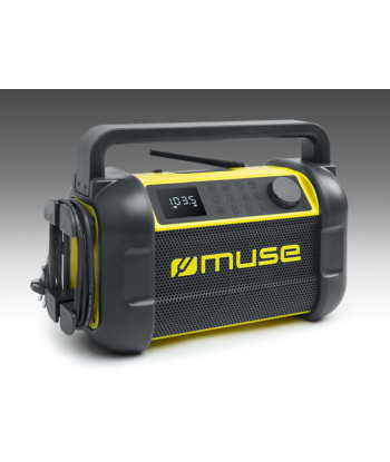 Muse M-928 BTY Строительное радио - Прочный Bluetooth динамик (Черный/Желтый)