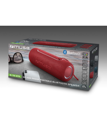 Muse M-780 BTR Bluetooth speaker, Red