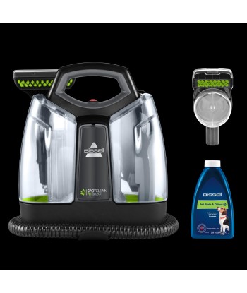 Bissell SpotClean Pet Select Cleaner 37288 Corded operating, Handheld, Black/Titanium/Lime, Warranty 24 month(s)