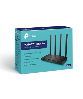 Wireless Router TP-LINK Wireless Router 1900 Mbps IEEE 802.11a IEEE 802.11b IEEE 802.11a/b/g IEEE 802.11n IEEE 802.11ac 1 WAN