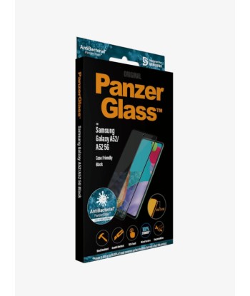 PanzerGlass Samsung, Galaxy A52, Black/Transparent, Antifingerprint screen protector, Case friendly
