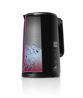 Veekeetja ETA ETA559590000 Emma Electric, 2200 W, 1.5 L, Stainless steel, 360° rotational base, Black