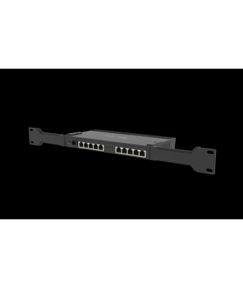 Mikrotik Wired Ethernet Router RB4011iGS+RM, Quad-core 1.4Ghz CPU, 1GB RAM, 512 MB, 1xSFP+, 1xSerial console port, PCB
