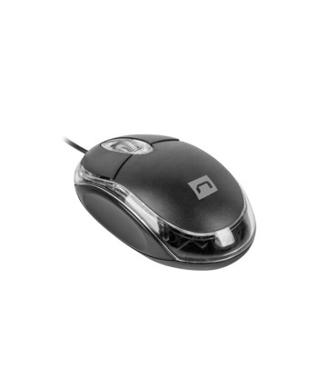 Natec Vireo 2 Wired Optical Mouse - 1000 DPI, Black