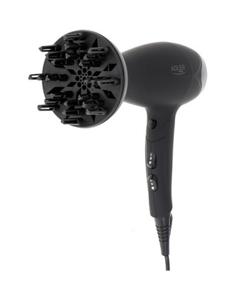 ?Adler AD 2267 2100 W, Number of temperature settings 3, Diffuser nozzle, Black